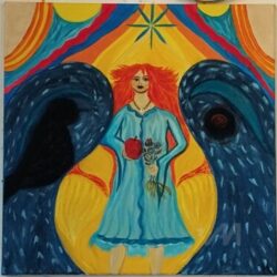 La magicienne, jeune.