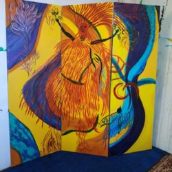 My Mi 3  déesse sur Paravent