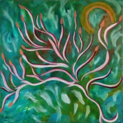 Bourdonnant, frémissant, chante l'espoir végétal