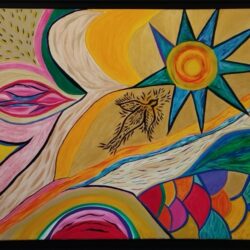Image du tableau " Une grande douceur" peinture à l'huile de Magda Hoibian en vente sur sa galerie en ligne.
