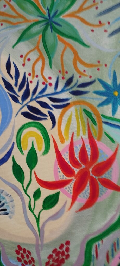 Peinture " Jardin du futur " - Image 5